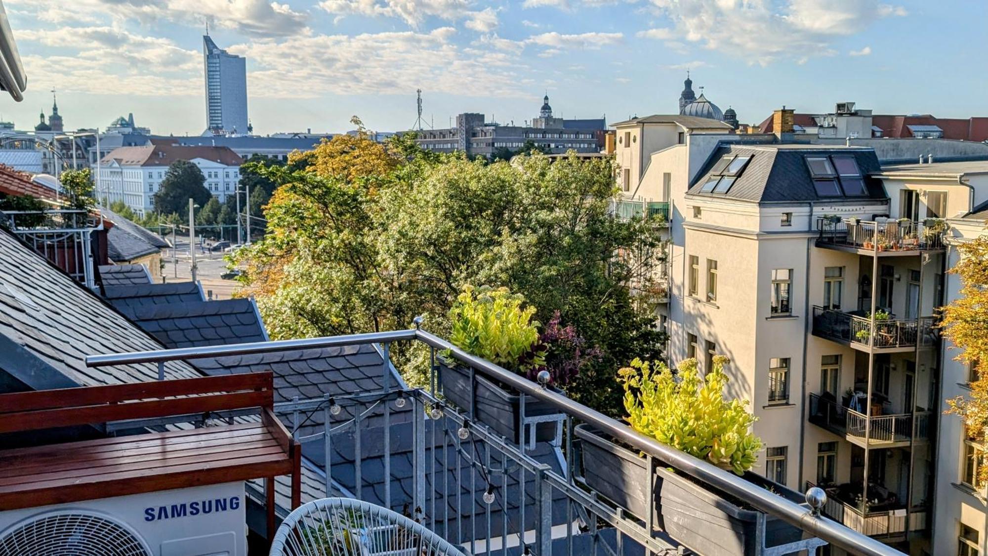 Grosszuegige Maisonette Ueber Dem Leipziger Zentrum Eksteriør billede